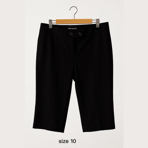 Willi Smith Black size 10 dress capri pants.